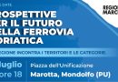 Prospettive per il futuro della ferrovia Adriatica, martedì la Regione incontra i cittadini a Marotta