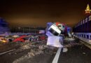 Pauroso schianto tra due camion lungo l’autostrada a Marotta, grave uno degli autisti