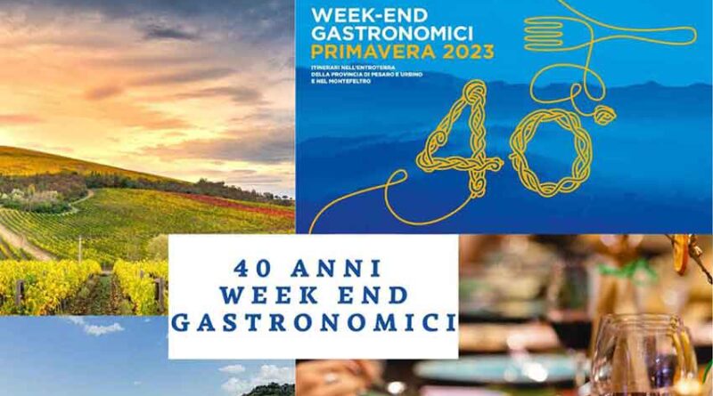 40 anni di Week-end gastronomici, a Mondolfo Confcommercio Marche Nord incontra Edoardo Raspelli
