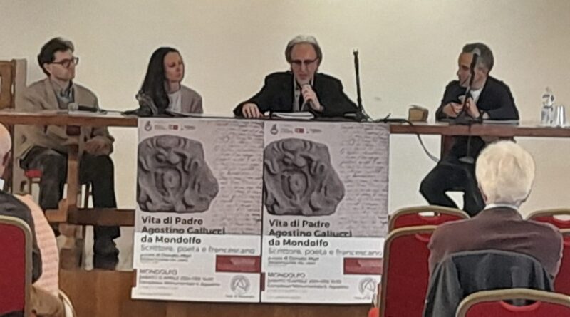 Grande interesse a Mondolfo per la presentazione del libro di Donato Mori sulla vita di padre Agostino Gallucci